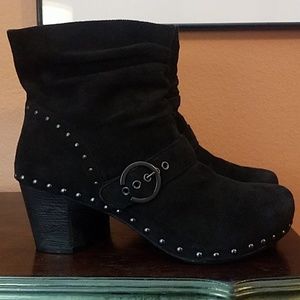 Dansko Suede Studded Booties!!
